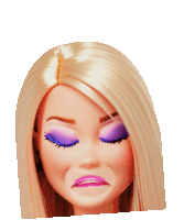 Barbie Sad Sticker - Barbie Sad Stickers