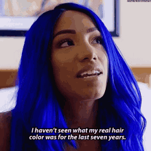 Sasha Banks Havent Seen GIF - Sasha Banks Havent Seen Real Hair Color GIFs