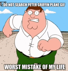 Peter Griffin Plane GIF