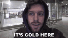 Its Cold Here Here Corey Vidal GIF - Its Cold Here Here Corey Vidal Its Freezing Here GIFs