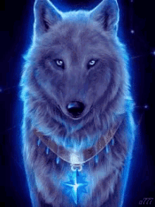 wolf blue shine