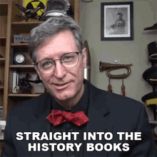 Straight Into The History Books The History Guy History Deserves To Be Remembered GIF - Straight Into The History Books The History Guy History Deserves To Be Remembered Directly Go To History Books GIFs