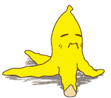 banana can not get up