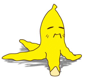 Banana Can Not Get Up Sticker - Banana Can Not Get Up Stickers