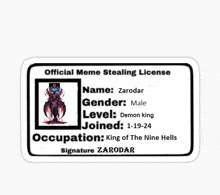 Meme Stealing License GIF - Meme Stealing License GIFs