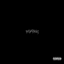 a black background with a white logo on it and a parental advisory label .