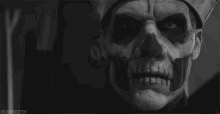 Skull Face Papa Ii GIF - Skull Face Papa Ii Black And White GIFs