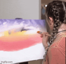 Jenna Marbles Painting GIF