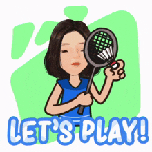 Jagyasini Singh Let'S Play GIF - Jagyasini Singh Let'S Play Badminton GIFs