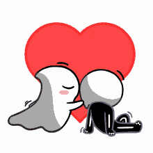muah kiss smooch love heart
