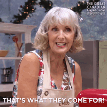 Thats What They Come For Linda GIF - Thats What They Come For Linda Great Canadian Baking Show GIFs
