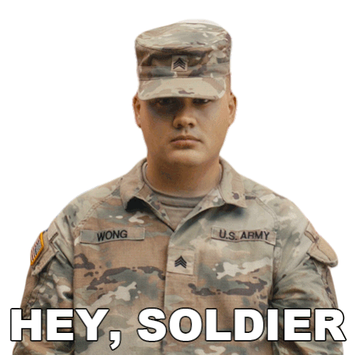 Hey Soldier Country On Song Sticker - Hey Soldier Country On Song Sup Soldier Stickers