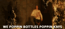 We Poppin Bottles Poppin Kays GIF - We Poppin Bottles Poppin Kays Alcohol GIFs
