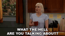 What The Hell Are You Talking About Christy GIF - What The Hell Are You Talking About Christy Anna Faris Mom GIFs