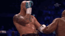 a boxing match is being broadcasted on tvp sport hd