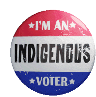 Vote Indigenous Vote Sticker - Vote Indigenous Vote Election Stickers
