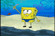 Spongebob Squarepants Spongeguard On Duty GIF - Spongebob Squarepants Spongeguard On Duty Drink GIFs