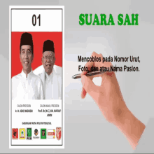 Suara Sah GIF - Suara Sah Jokowi GIFs