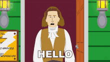 Hello Thomas Jefferson GIF - Hello Thomas Jefferson South Park GIFs