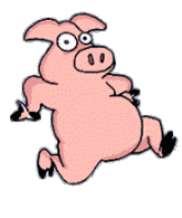 Pig Rosa Pig Amiga Pig Correndo Sticker - Pig Rosa Pig Amiga Pig Correndo Stickers