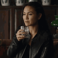 Taking A Sip Violet GIF - Taking A Sip Violet Blood And Treasure GIFs