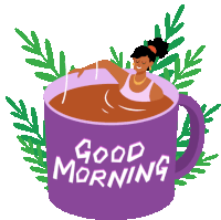 Good Morning Good Morning Coffee Sticker - Good Morning Good Morning Coffee Coffee Stickers