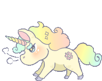 Angry Unicorn Bull Ready To Headbutt Sticker - Sarcastic Soda Cake Unicorn Sparkling Eyes Stickers