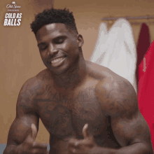 Cold As Balls Tyreek Hill GIF - Cold As Balls Tyreek Hill Thumbs Up GIFs