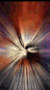 a colorful background with a blurred image of a person 's face