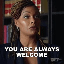 You Are Always Welcome Marilyn Deville GIF