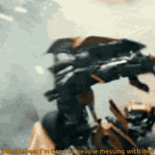 Transformers Tlk Bumblebee GIF - Transformers Tlk Bumblebee Im Tired Of People Messing With Me GIFs