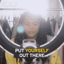 Put Yourself Out There Tala GIF - Put Yourself Out There Tala Topline GIFs