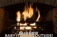 Cold Outside Fire GIF - Cold Outside Fire Its Cold GIFs