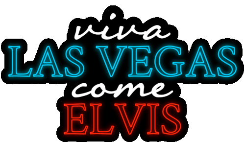 Viva Las Vegas Come Elvis Sticker