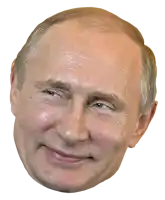 a close up of a man 's face with a smile