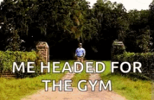 Headed For The Gym Forrest Gump GIF