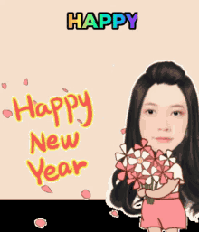 Huonglinh Linh Happy New Year GIF - Huonglinh Linh Happy New Year Linh Tinh New Year GIFs
