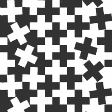 illusion black white white black repeat pattern