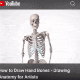 How To Draw Hand Bones Middle Finger GIF
