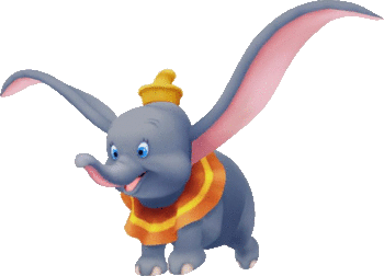 Dumbo Elephant Sticker - Dumbo Elephant Disney - Discover & Share GIFs