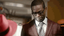 Hat On GIF - This Is Us Sterling K Brown Randall Pearson GIFs