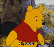 Winnie The Pooh Bear GIF - Winnie The Pooh Bear Oh Bother GIFs