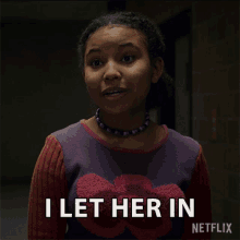 I Let Her In Jess GIF - I Let Her In Jess Ariana Neal GIFs