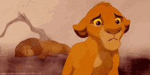 Sad Simba GIF - Sad Simba Mufasa GIFs