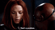 Black Widow Thats A Problem GIF - Black Widow Thats A Problem That Is A Problem GIFs
