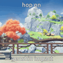 Hop On Genshin Impact Hop GIF - Hop On Genshin Impact Hop On Hop GIFs