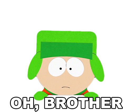 Oh Brother Kyle Broflovski Sticker - Oh Brother Kyle Broflovski South Park Stickers