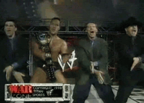 The Rock Eyebrow Raise Wwe Raw 1999, GIF