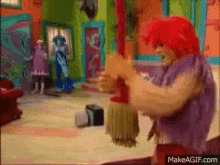 The Doodlebops Pull GIF