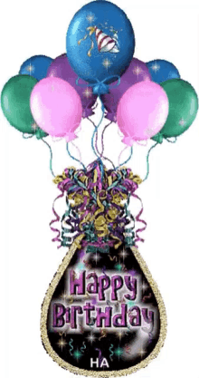 Happy Birthday Celebration GIF - Happy Birthday Celebration Balloons GIFs